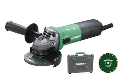 Hikoki haakse slijper 125mm 900w + diamantzaagblad Hikoki haakse slijper 125mm 900w + diamantzaagblad