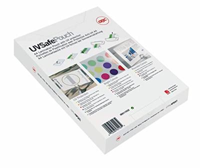 GBC UV Safe lamineerhoes ft A4, 300 micron (2 x 150 micron), uv-bestendig, pak van 100 stuks