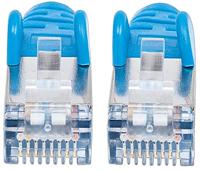 Intellinet 737050 RJ45 Netwerkkabel, patchkabel CAT 6A S/FTP 0.25 m Blauw Afgeschermd (enkel), Afscherming totaal, Halogeenvrij 1 stuk(s) - thumbnail