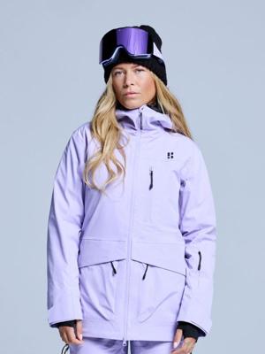 Poederbaas Ski-jas Dames Freeride 3L Hardshell Lila-XS Poederbaas Ski-jas Dames Freeride 3L Hardshell Lila-XS