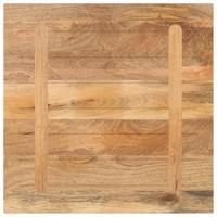 Tafelblad vierkant 70x70x2,5 cm massief mangohout - thumbnail