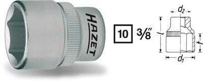 Hazet 880 880-6 Dop (zeskant) Dopsleutelinzetstuk 6 mm 3/8 (10 mm) Hazet 880 880-6 Dop (zeskant) Dopsleutelinzetstuk 6 mm 3/8 (10 mm)