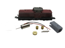 micromotor NA018C motor ombouwset voor Arnold DB SBB FS Solvay Seco TWE AVG V100 , BR 211, BR 212, Wiebe BR 213, ÖBB Rh 2048