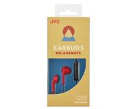 JVC HA-F19M-RB-E oordopjes met headsetfunctie (kleur rood x zwart) - thumbnail