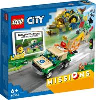 LEGO city - wilde dieren reddingsmissies constructiespeelgoed (60353) - thumbnail