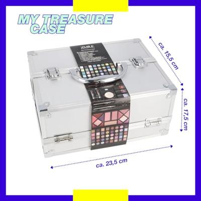 Zmile zilveren cosmetica koffer My Treasure Case 113-delig