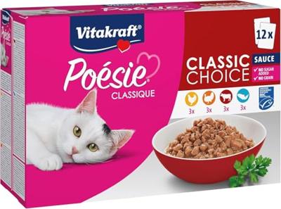 Poesie Classique Sauce MSC 12x85 gram Vitakraft - Vitakraft