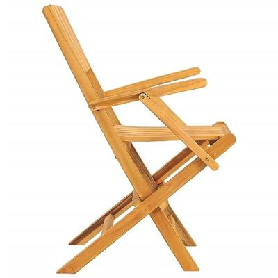 Tuinstoelen inklapbaar 2 st 55x61x90 cm massief teakhout