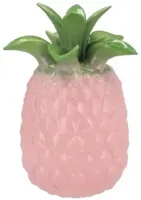 Daan Kromhout Design vaas keramiek pineapple tropical 18x28cm roze - thumbnail