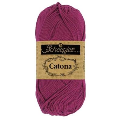 Scheepjes Catona 50g - 128 Tyrian Purple