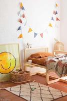 Wasbaar katoenen tapijt Mini Berbere Zwart & Wit - LORENA CANALS wit, bedrukt - thumbnail