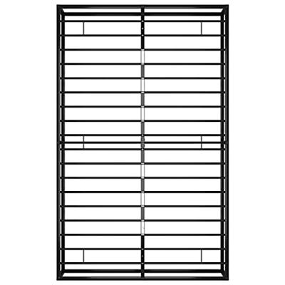Bedframe metaal zwart 120x200 cm