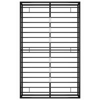Bedframe metaal zwart 120x200 cm - thumbnail