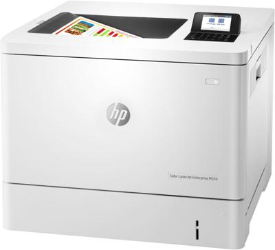 Laserprinter HP M554dn Wit