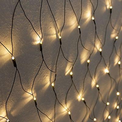 S.I.A. LED Netverlichting 300x150 cm 320 LEDs Warm Wit Licht Groen