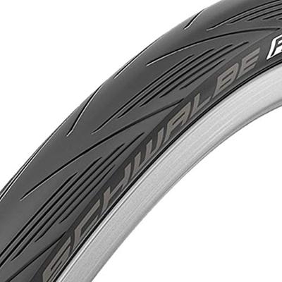 Schwalbe lugano ii (k-guard), zwart zonder reflectie, etrto 23-622