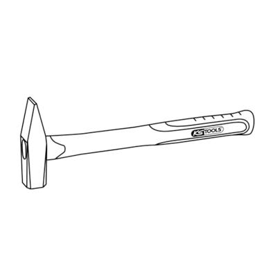KS Tools 142.1351 1421351 Bankwerkershamer 590 g 320 mm DIN 1041 1 stuk(s) KS Tools 142.1351 1421351 Bankwerkershamer 590 g 320 mm DIN 1041 1 stuk(s)
