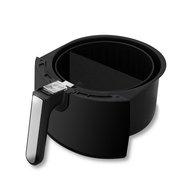 Inventum GF254HLD friteuse Enkel 2,5 l Vrijstaand 1500 W Friteuse met weinig vet Zwart, Zilver - thumbnail