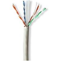 Nedis Netwerk Kabel Rol | CAT6 | Solid | U/UTP | Koper | 305.0 m | Binnenshuis | Rond | LSZH | Grijs | Gift Box - CCBG8525GY305S - thumbnail