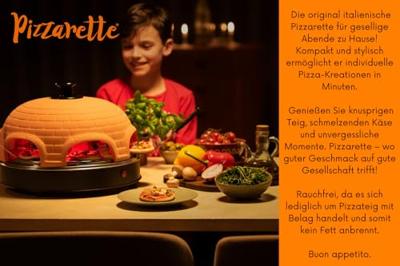 Emerio PO-115984 Pizzarette Cool Wall + 6 Spatels Terracotta/Zwart