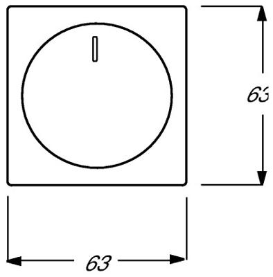 Busch-Jaeger 2CKA006599A2952 Dimmer Afdekking Future lineair Aluminium, Witaluminium (RAL 9006) 1 stuk(s)