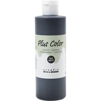 Plus Color acrylverf, zwart, 250 ml/ 1 fles - thumbnail