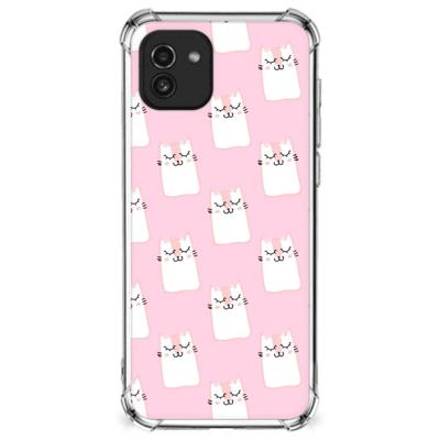 Samsung Galaxy A03 Case Anti-shock Sleeping Cats Samsung Galaxy A03 Case Anti-shock Sleeping Cats