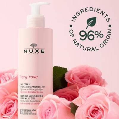 Nuxe Very Rose Lait Corps Hydratant Apaisant 400ml