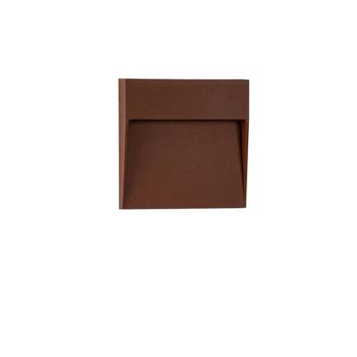 Lyora Vierkante wandlampFem roestbruin - 9136442