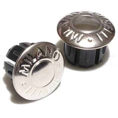 Cinelli Milano Stuurdoppen - Zilver