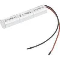 Mexcel Inline L1x3 Accupack Aantal cellen: 3 Batterijgrootte: Sub-C Geschikt voor hoge temperaturen, Kabel, Flat-top NiCd 3.6 V 1800 mAh - thumbnail