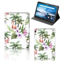 Lenovo Tablet M10 Flip Case Flamingo Palms - thumbnail