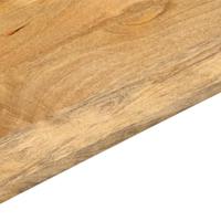 Tafelblad rechthoekig 110x30x3,8 cm massief mangohout - thumbnail