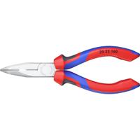 Knipex Platspitse tang met zijsnijder verchroomd 160 mm - 2525160 - thumbnail