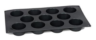 Patisse Mini Muffinvorm 11 Vaks 29x17 cm Zwart/Siliconen Patisse Mini Muffinvorm 11 Vaks 29x17 cm Zwart/Siliconen
