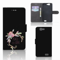 Huawei Ascend G7 Leuk Hoesje Boho Text - thumbnail