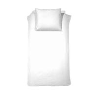 Cinderella dekbedovertrek Uni flanel - wit - 140x200/220 cm - thumbnail
