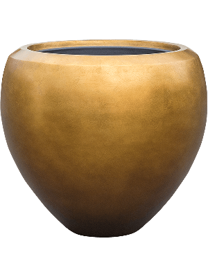 Baq Metallic Silver leaf Couple matt honey (met inzetbak), 50x45cm