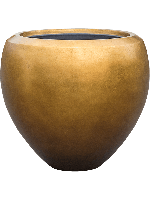 Baq Metallic Silver leaf Couple matt honey (met inzetbak), 50x45cm - thumbnail