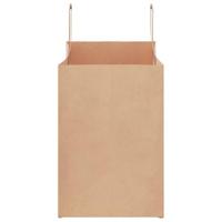 VidaXL Papieren zakken 50 st met hengsels 32x17x25 cm bruin - thumbnail