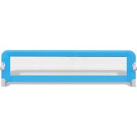 VidaXL Bedhekje peuter 150x42 cm blauw - thumbnail