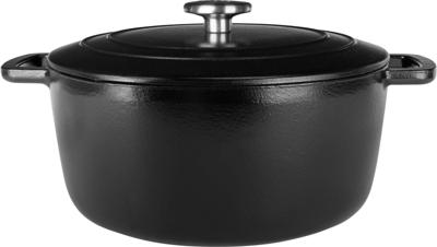 Braadpan met deksel - COSY & TRENDY - FONTESTIC - Geëmailleerd gietijzer - Ø28 cm - 6,15 L - Geschikt voor alle kookplaten inclusief inductie - Zwart Braadpan met deksel - COSY & TRENDY - FONTESTIC - Geëmailleerd gietijzer - Ø28 cm - 6,15 L - Geschikt voor alle kookplaten inclusief inductie - Zwart