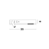 Lyora BedlampjeVida links wit met usb - 9533524 - thumbnail