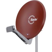 Kathrein CAS 90ro Satellietschotel 90 cm Reflectormateriaal: Aluminium Rood, Bruin - thumbnail