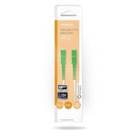 Glasvezel Patchkabel | SMF (Single Mode Phase) | SC/APC | SC/APC | 100 Gbps | 6.00 m | Wit | Gift Bo - thumbnail