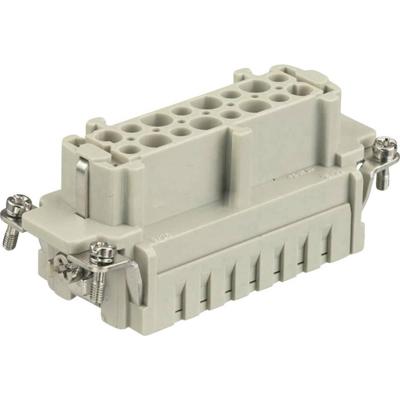 Harting 09330162716 Businzetstuk Han® E 16 + PE Cage Clamp 1 stuk(s)