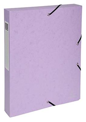 Exacompta Aquarel elastobox uit glanskarton, ft A4+, rug van 4 cm, met 3 kleppen, geassorteerde kleuren Exacompta Aquarel elastobox uit glanskarton, ft A4+, rug van 4 cm, met 3 kleppen, geassorteerde kleuren