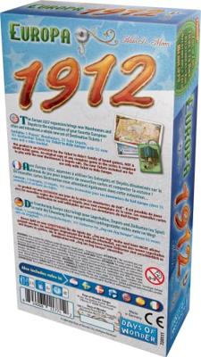 Asmodee Ticket to ride - europa 1912 uitbreidingsset