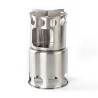 Buiten roestvrijstalen winddichte kachel draagbare Camping Roast kachel set specificatie: houtkachel - thumbnail