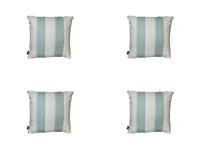 Sierkussen met paspel ca. 50x50 cm Banda kaki (4 stuks) Madison - Madison - thumbnail